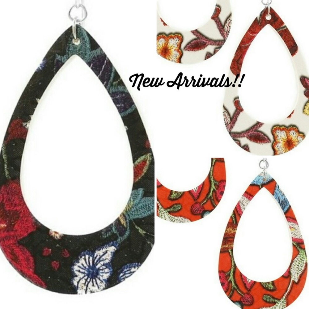 $$ FIRM $$ Beautiful Vegan Leather Earrings